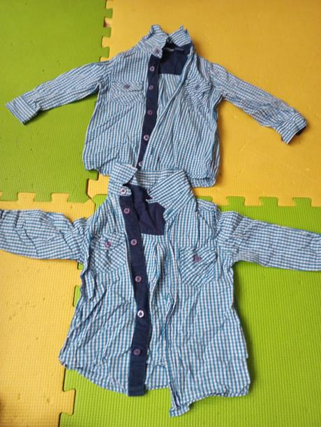 Balík oblečenia dvojičky chlapci, 86