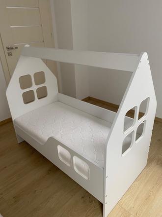 Domčeková posteľ so šuflíkom, šírka (cm): 70,dĺžka (cm): 140