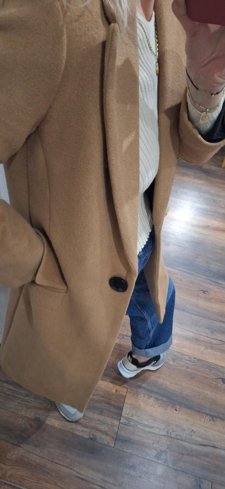 Kabát zara s vlnou 36/38, zara,s