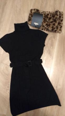 Rolakove cierne saty+darcek, m