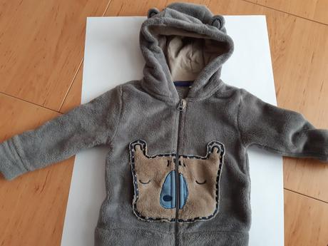 Mikina - plyšová, jemnučká, lupilu,80