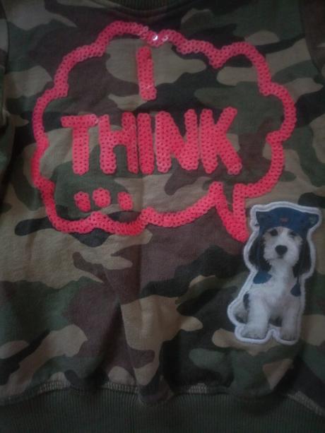 Krasna bavlnena maskacova mikina, next,98