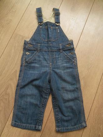 Modré rifle na traky zn. h&m, h&m,80