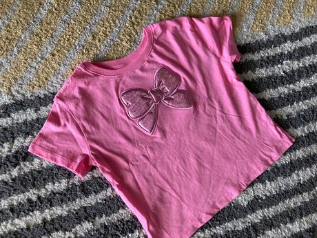 Tričko s mašlou 110/116, h&m,110