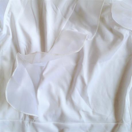 Biele body - top s volanikmi vel.m, m