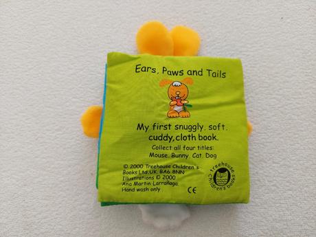 Látková knižôčka zajačik,