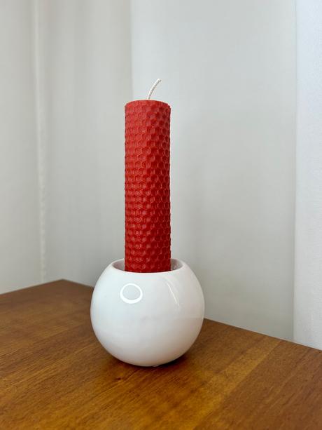 Sviečka z včelieho vosku (12cm) t, 