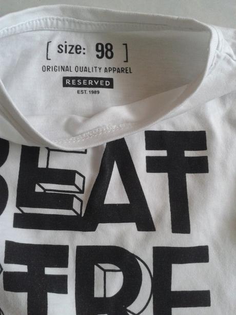 Biela mikina reserved, reserved,98