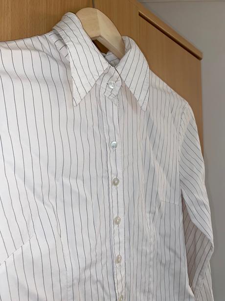 Krásna pásikavá elastická košeľa / blúzka, s