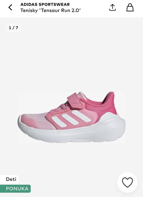 Tenisky adidas sportswear tensaur run 2.0 nové, adidas,35