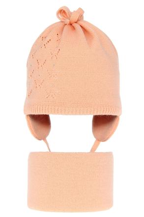 Komplet - jarná čiapka a šál aurora, oh 40-42cm, 62 / 68 / 74