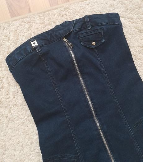 Riflové šaty moschino, moschino,s