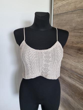 Háčkovany top, stradivarius,xl