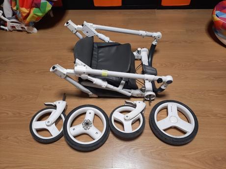 Bexa cube, farebný, dobre zachovalý kočík 3v1, bexa,bexa cube