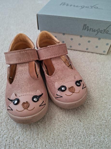 Balerínky mrugala - celokoženné dievčenské topánky, 27