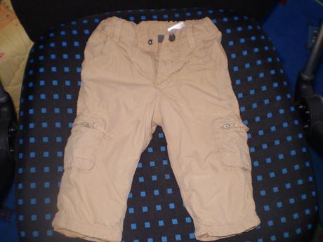 Podšité nohavice, h&m,80