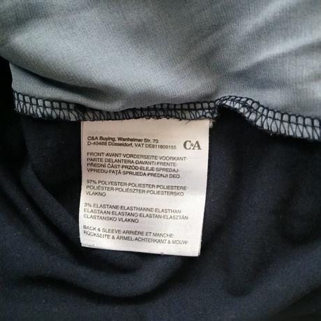 Elegantný top/blúzka s 3/4 rukávom, c&a,xl