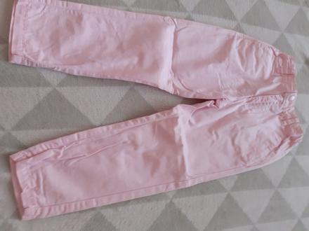 Dievcenske bledoruzove nohavice, h&m,104