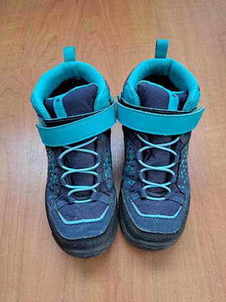 Detské turistické topánky, quechua,31