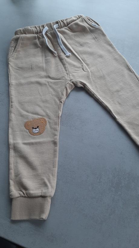 Béžové tepláky, h&m,92