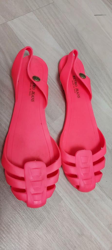 Balerínky retro jeans, 38