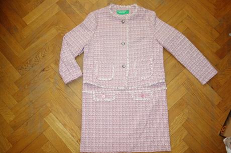 Šaty a sako z buklé, benetton,44