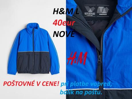 Zimná bunda hm, bombéra hm, h&m,l