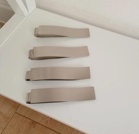 Nerezové magnetické spony na závesy,