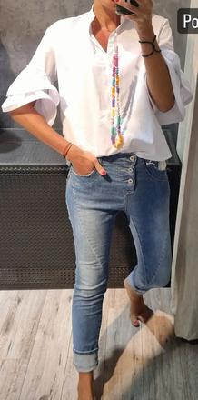 Krásna biela košeľa please, s