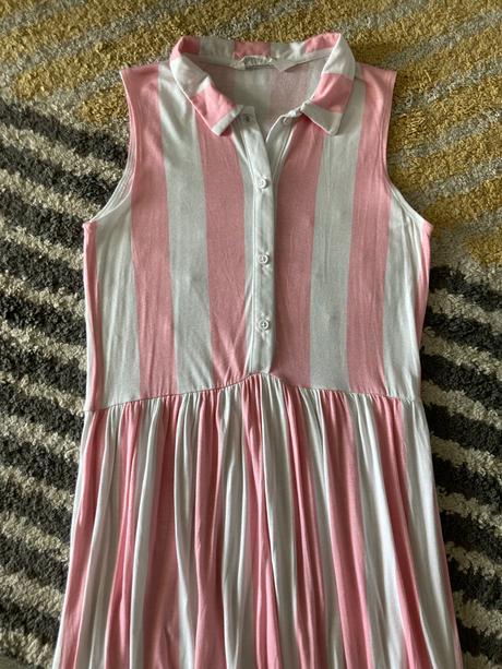 Pásikavé šaty 134/140, h&m,134