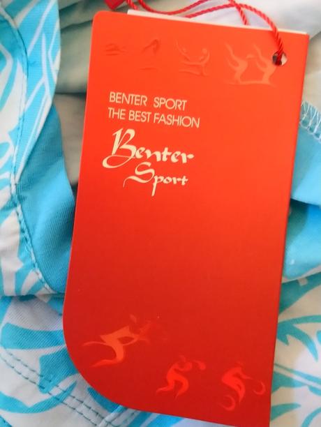 Elastická súprava top a trištvrťáky benter modro č, benter,m