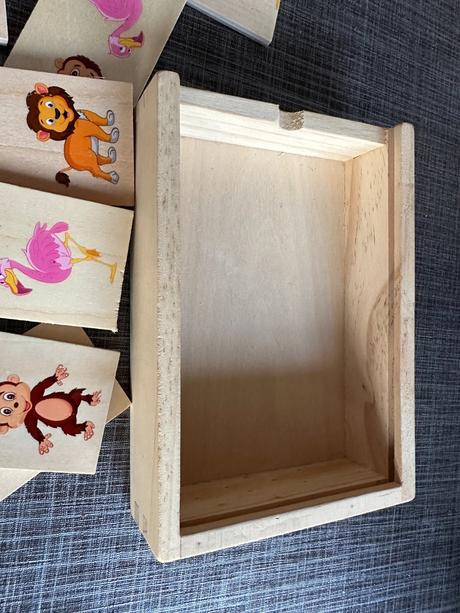 Drevenne domino zvierata,