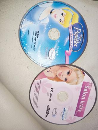 Cd rom barbie,popelka,