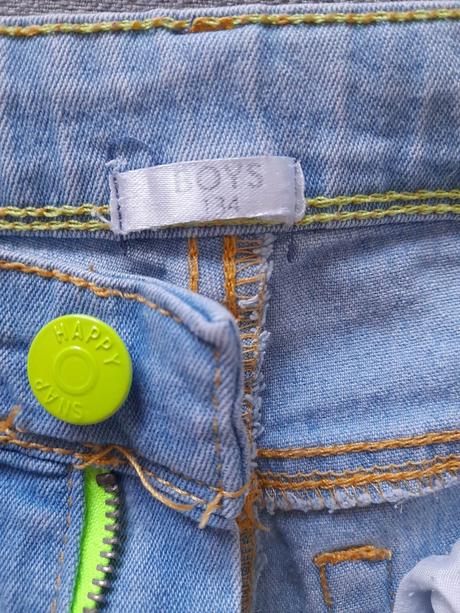 Chlapčenské rifľové kraťasy veľ. 134, boys,134