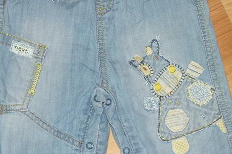 Body + nohavicky oslik, vyborny stav, next,74