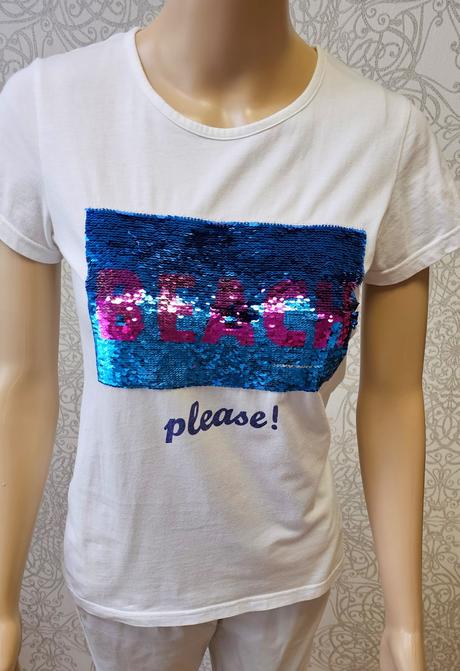 Tričko s pretáčacími flitrami, bonprix,158