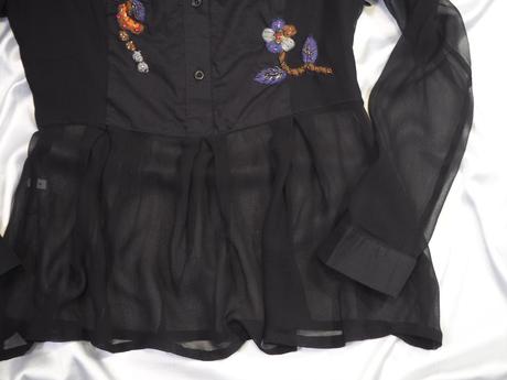 Luxusná hodvábna blúzka miu miu, s