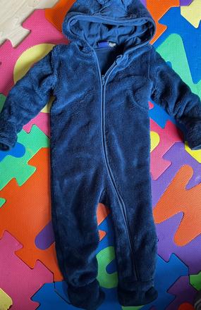 Teplý plyšový overal vel.92, lupilu,92