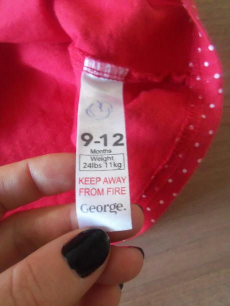 Šaty pre dievčaťko zn. george - 9-12mes, george,74