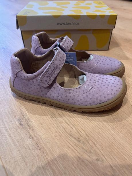 Lurchi barefoot kožené balerínky neila - pink, lurchi,33