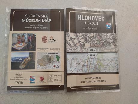 Hlohovec a okolie - historická a súčasná mapa reg.,