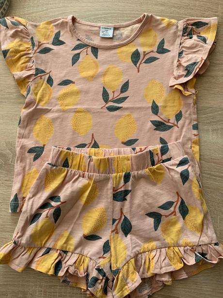 Lindex súprava citróny 98/104, lindex,104