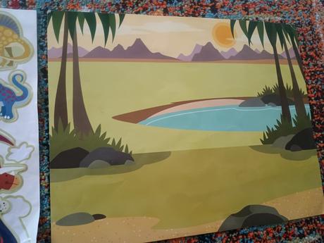 Dinosaury - znovu použiteľné nálepky., 