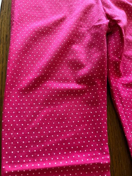 Legínky s bodkami a hviezdičkami dvojbalenie, kids,122 / 128