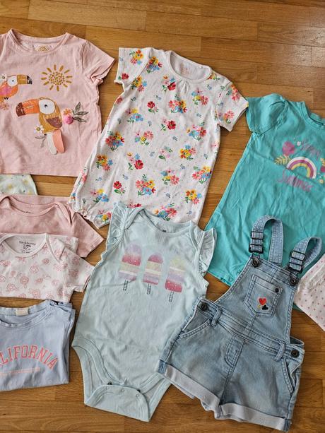 Balík letného oblečenia pre dievčatko 92, 86–98