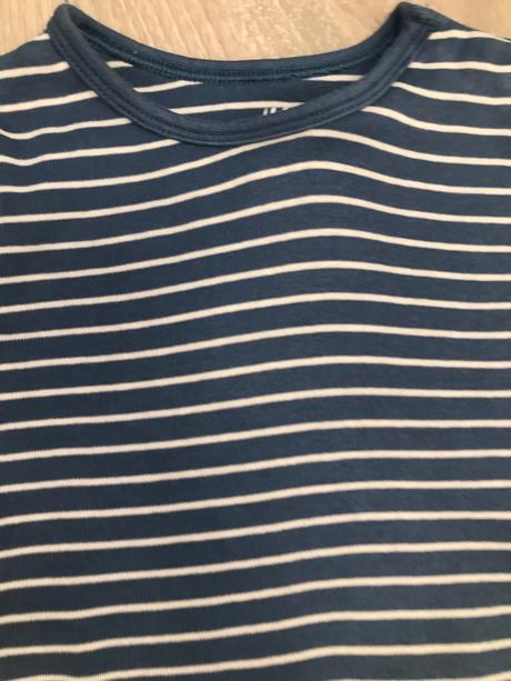 Kvalitné pruhované body z bio bavlny, h&m,98