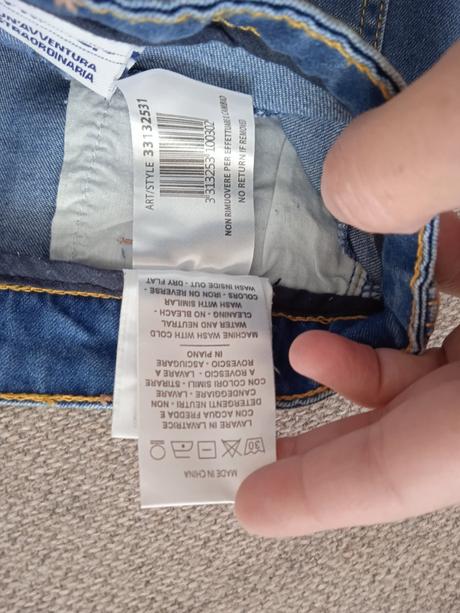 Detská rifľová sukňa, primigi,98