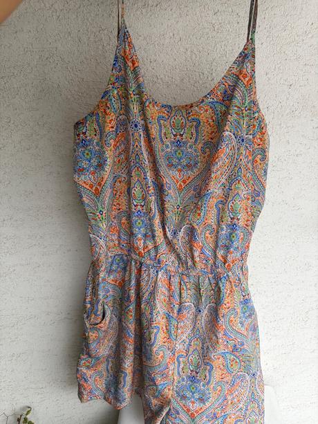 Letny overal farebny vzorovany 42 boho etno hippie, atmosphere,42
