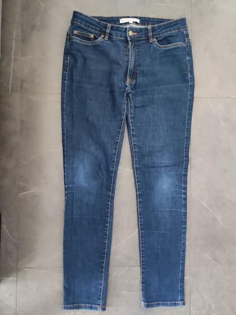 Pánske strečové rifle, denim,m