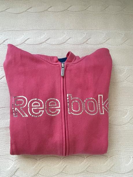 Reebok ružová mikina, reebok,164